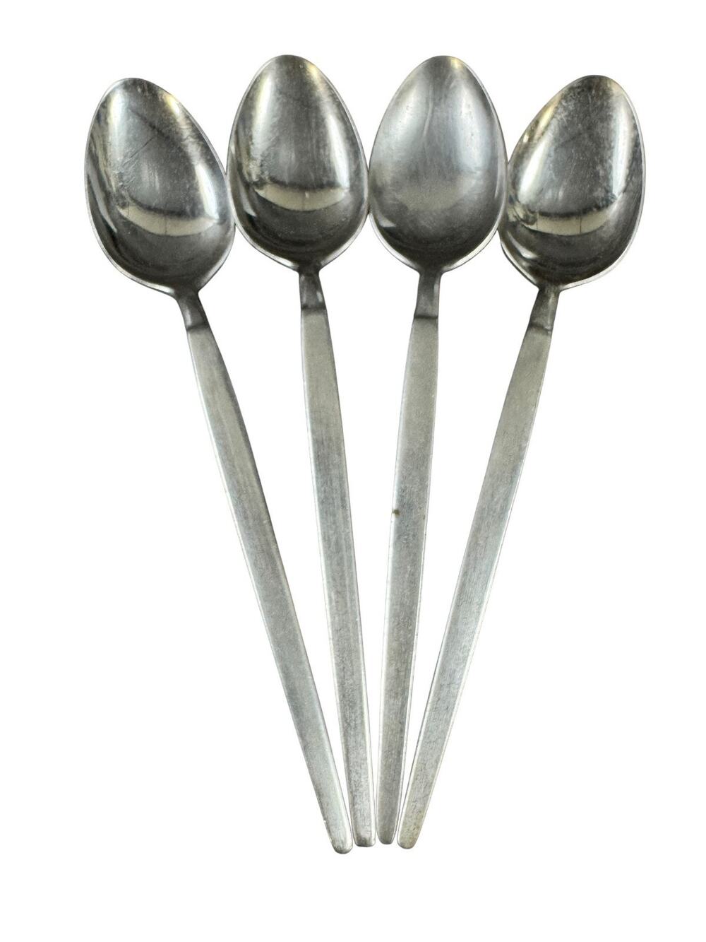 Vintage MCM SRI Stanley Roberts Astro Flatware Japan - 4 Soup Spoon 8"